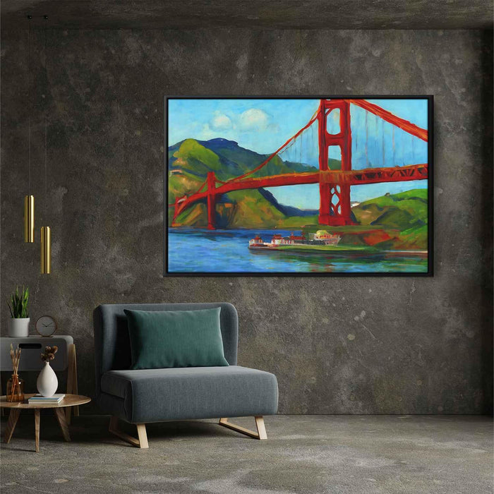 Impressionism Golden Gate Bridge #104 - Kanvah