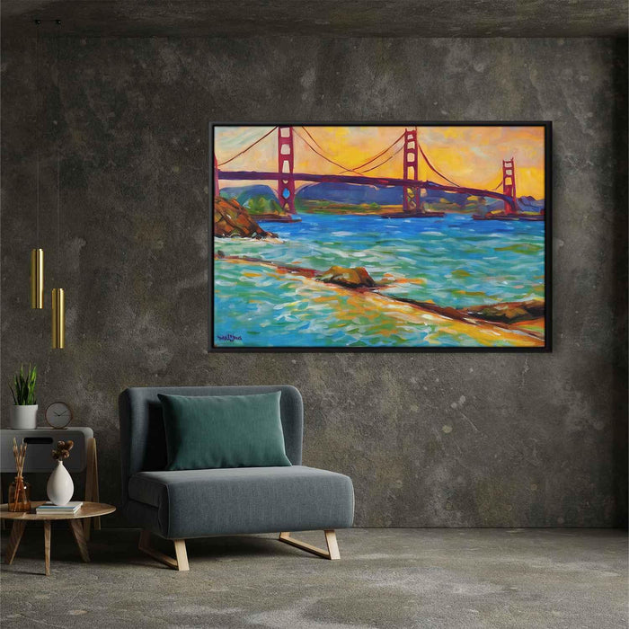 Impressionism Golden Gate Bridge #109 - Kanvah