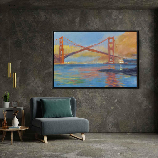 Impressionism Golden Gate Bridge #116 - Kanvah