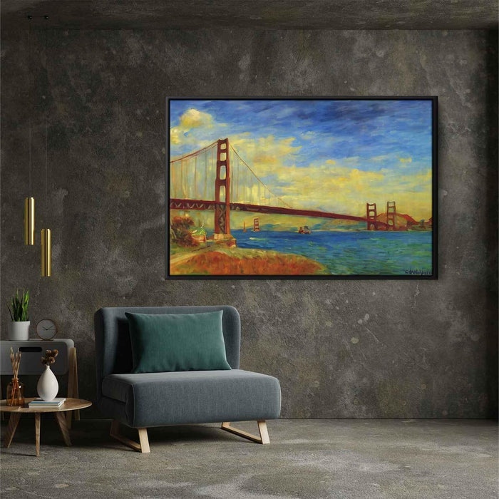 Impressionism Golden Gate Bridge #129 - Kanvah