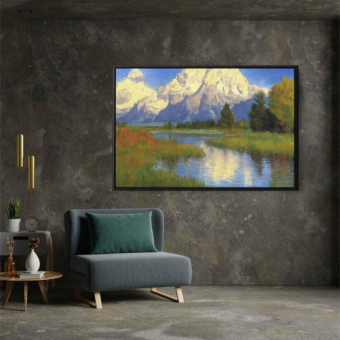 Impressionism Grand Tetons #129 - Kanvah