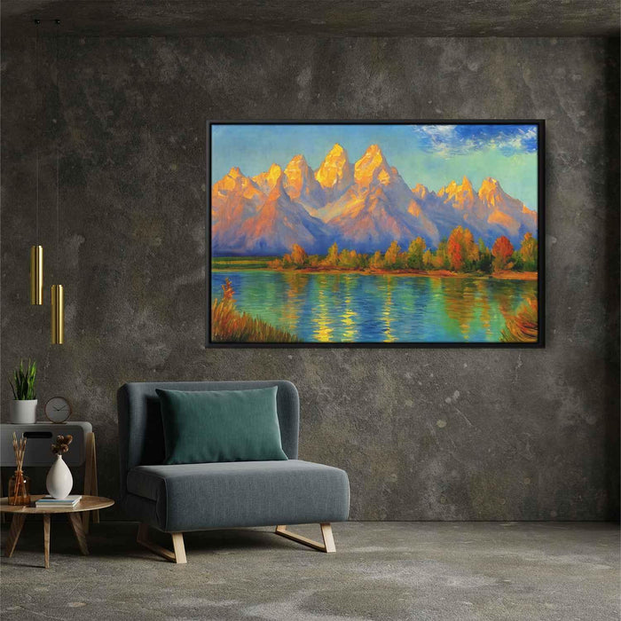 Impressionism Grand Tetons #138 - Kanvah