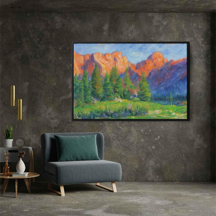 Impressionism Rocky Mountains #109 - Kanvah