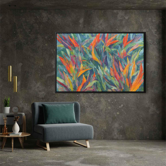 Impressionist Oil Birds of Paradise #138 - Kanvah