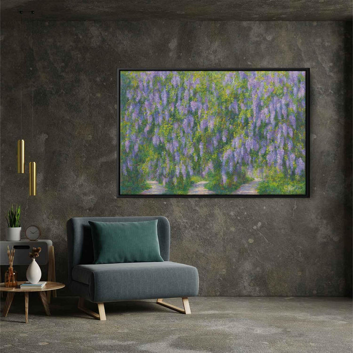 Impressionist Oil Wisteria #109 - Kanvah