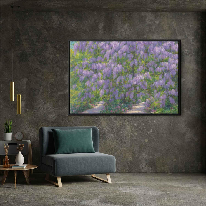 Impressionist Oil Wisteria #119 - Kanvah