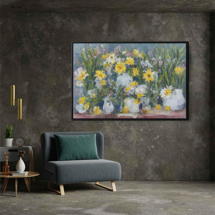 Modern Oil Daffodils #120 - Kanvah