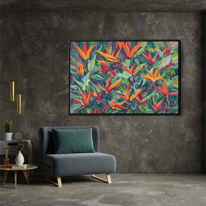 Birds of Paradise Oil Painting #104 - Kanvah