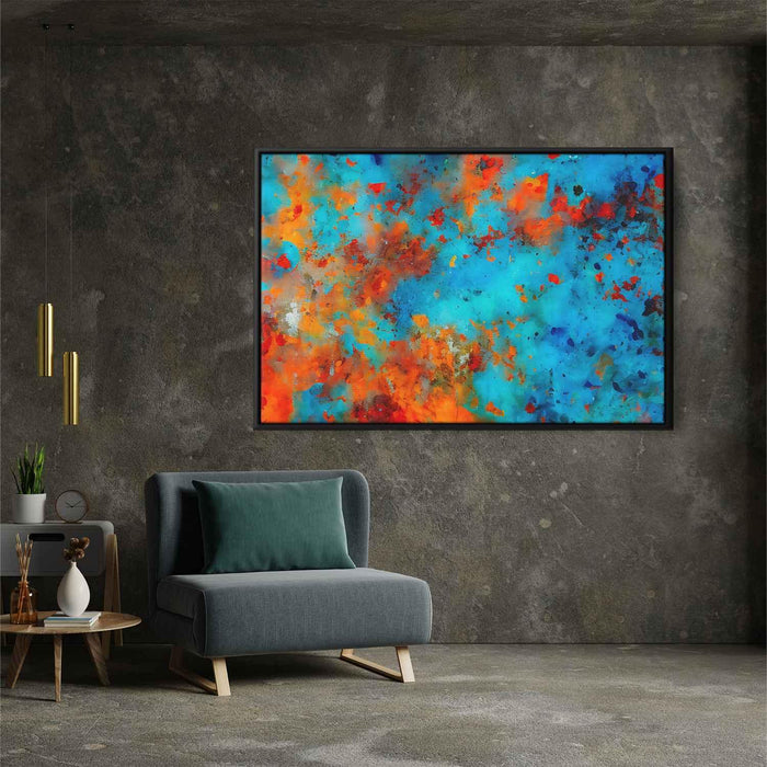 Orange Abstract Splatter #119 - Kanvah