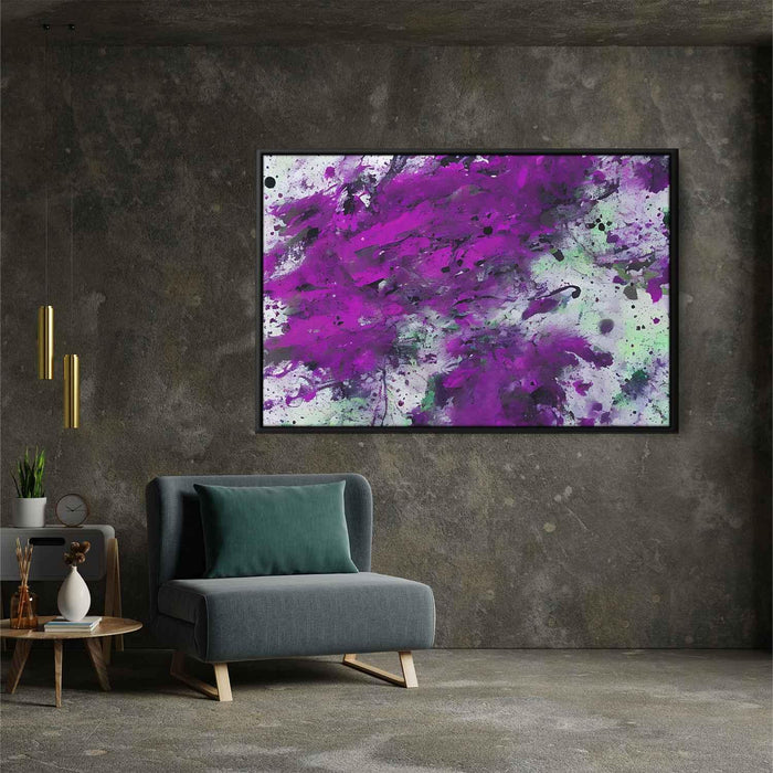 Purple Abstract Splatter #129 - Kanvah