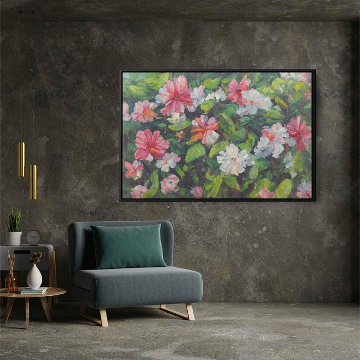 Realistic Oil Tropical Flowers #129 - Kanvah