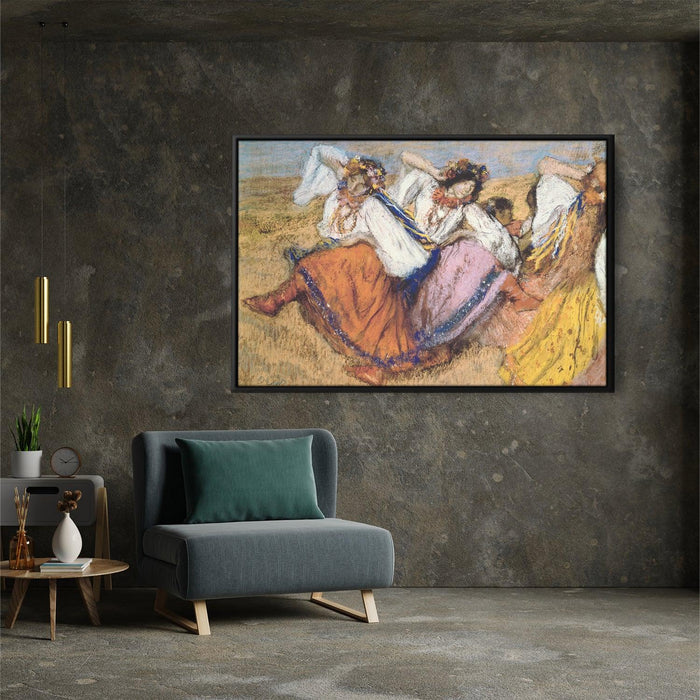 Ukrainian Dancers by Edgar Degas - Canvas Artwork