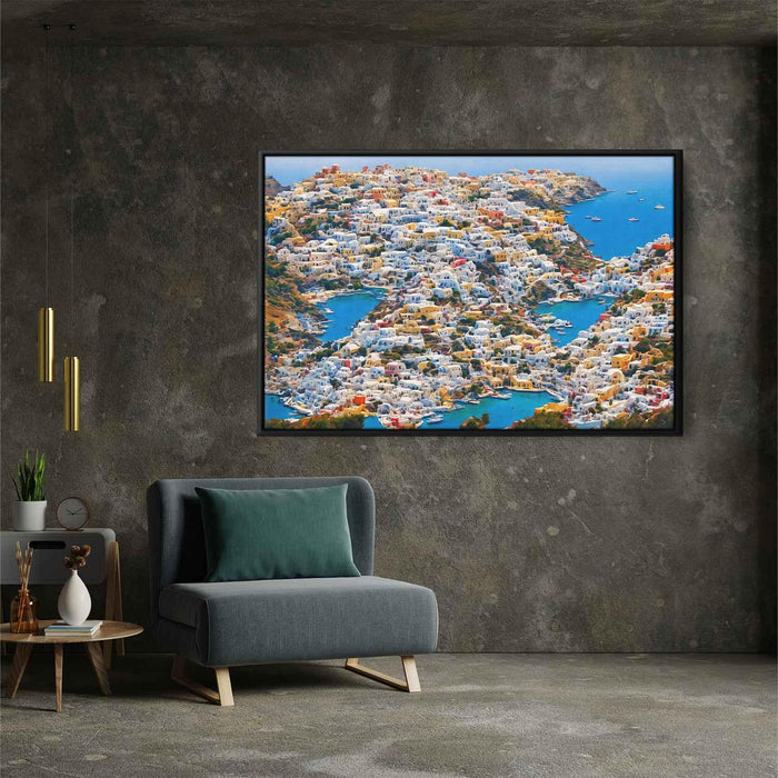 Abstract Santorini #138 - Kanvah