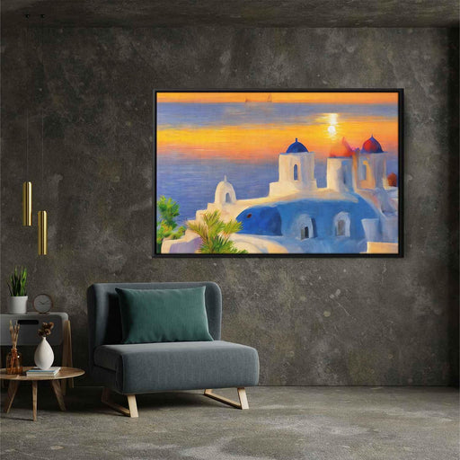 Impressionism Santorini #109 - Kanvah