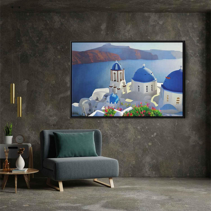 Impressionism Santorini #119 - Kanvah