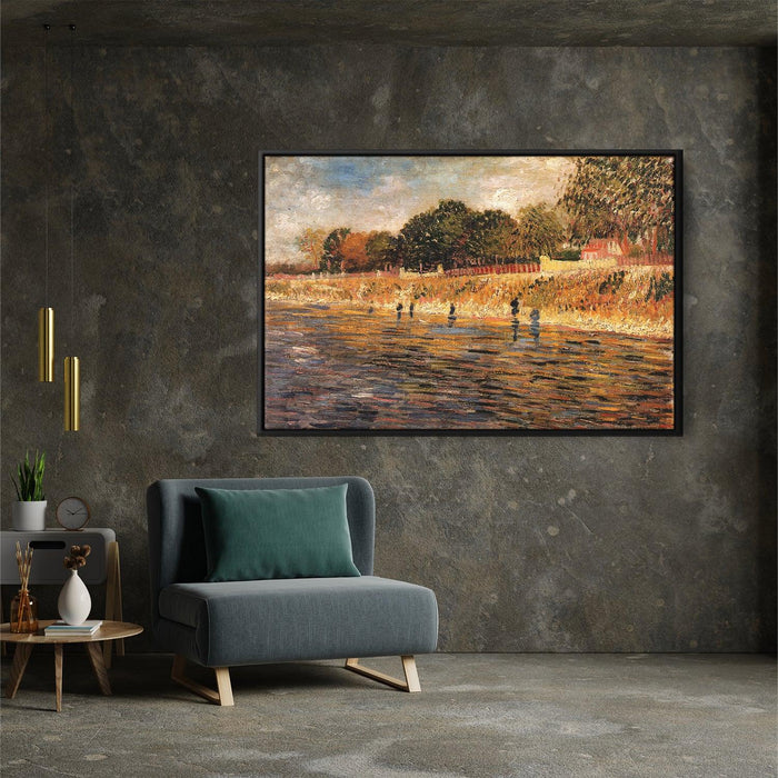 The Banks of the Seine by Vincent van Gogh - Canvas Artwork