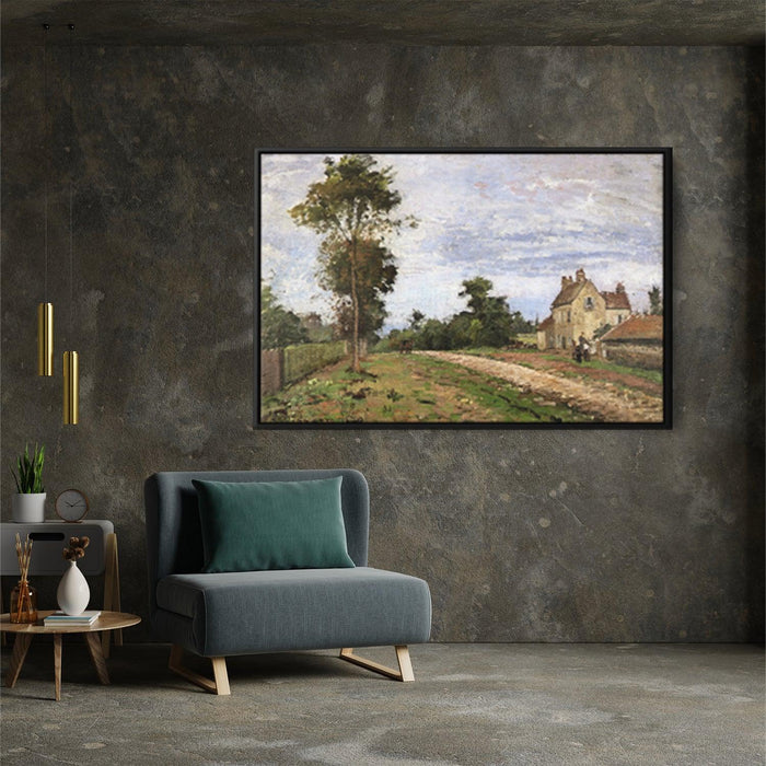 The House of Monsieur Musy, Louveciennes by Camille Pissarro - Canvas Artwork