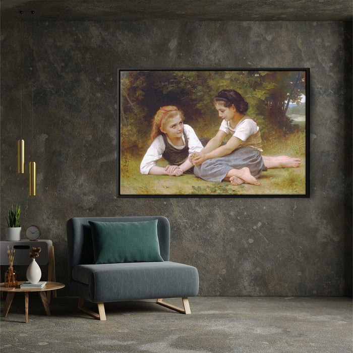 The Nut Gatherers by William-Adolphe Bouguereau - Canvas Artwork