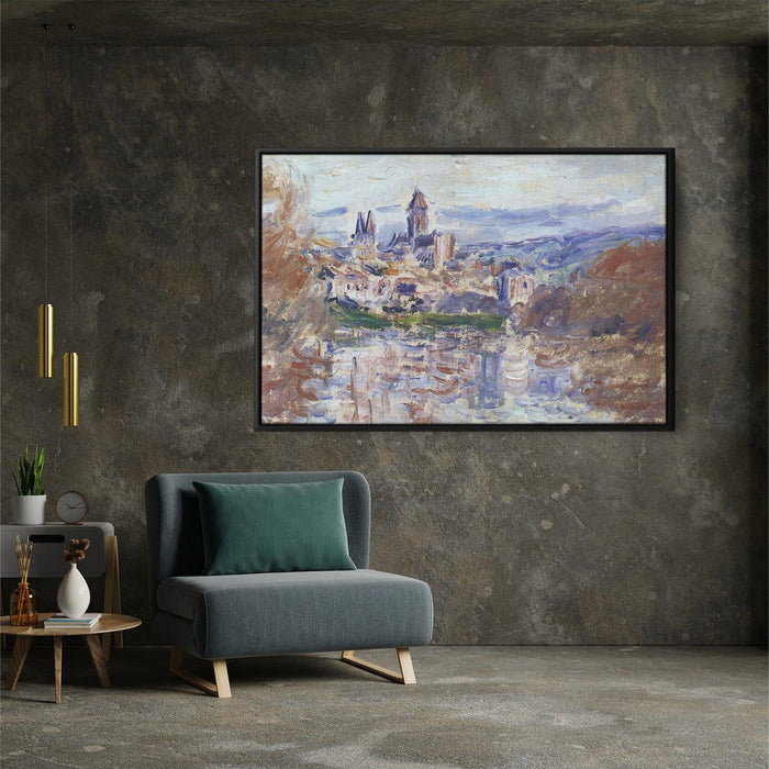 The Village of Vétheuil by Claude Monet - Canvas Artwork