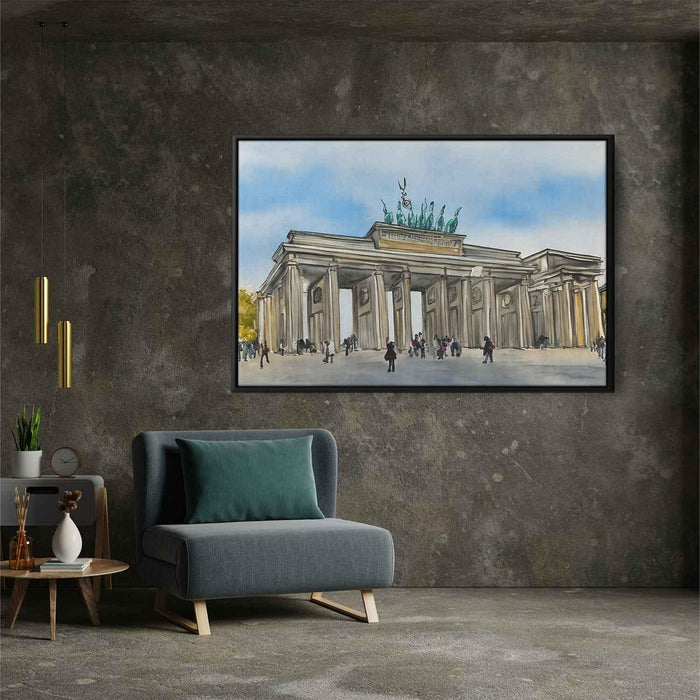 Watercolor Brandenburg Gate #104 - Kanvah