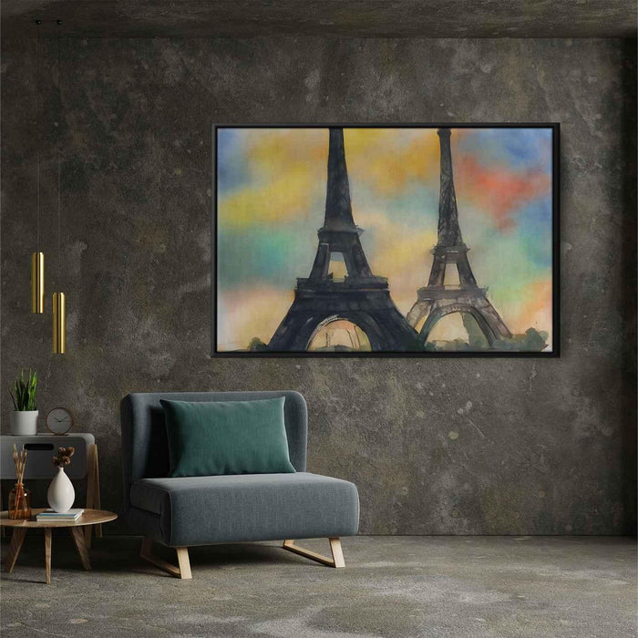 Watercolor Eiffel Tower #129 - Kanvah