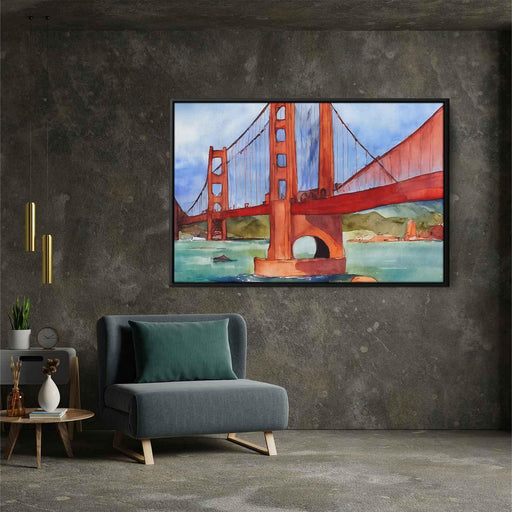 Watercolor Golden Gate Bridge #120 - Kanvah