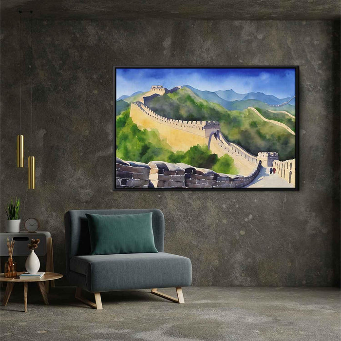 Watercolor Great Wall of China #104 - Kanvah