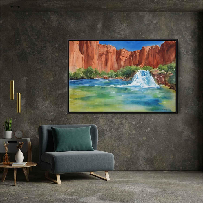 Watercolor Havasu Falls #120 - Kanvah