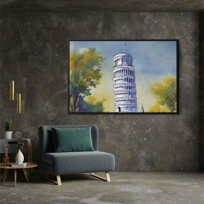 Watercolor Leaning Tower of Pisa #137 - Kanvah