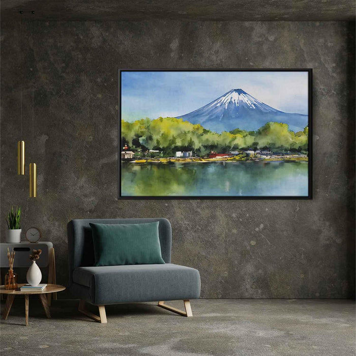 Watercolor Mount Fuji #129 - Kanvah