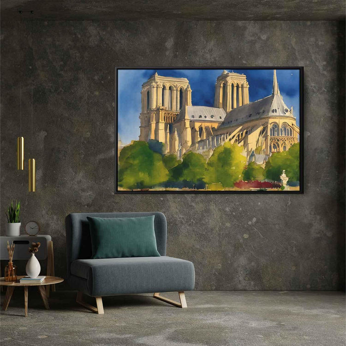 Watercolor Notre Dame Cathedral #116 - Kanvah