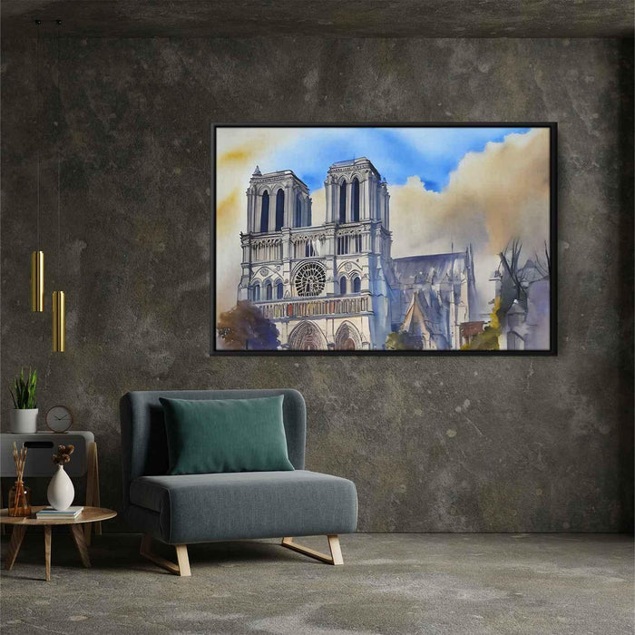 Watercolor Notre Dame Cathedral #120 - Kanvah