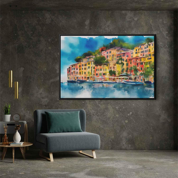 Watercolor Portofino #120 - Kanvah