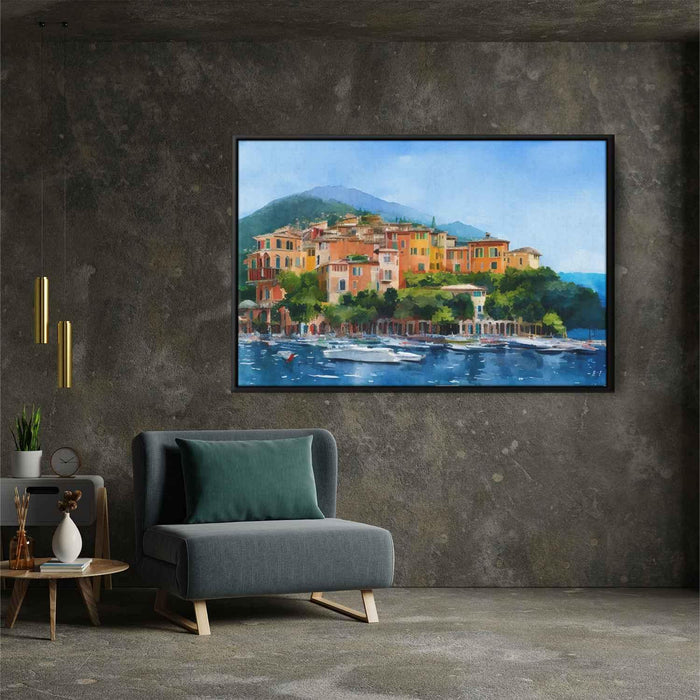 Watercolor Portofino #138 - Kanvah