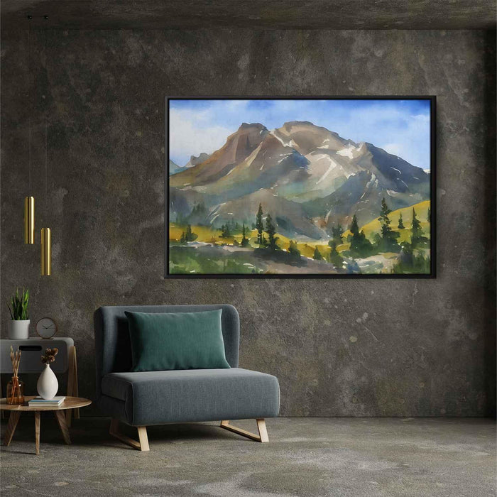 Watercolor Rocky Mountains #120 - Kanvah