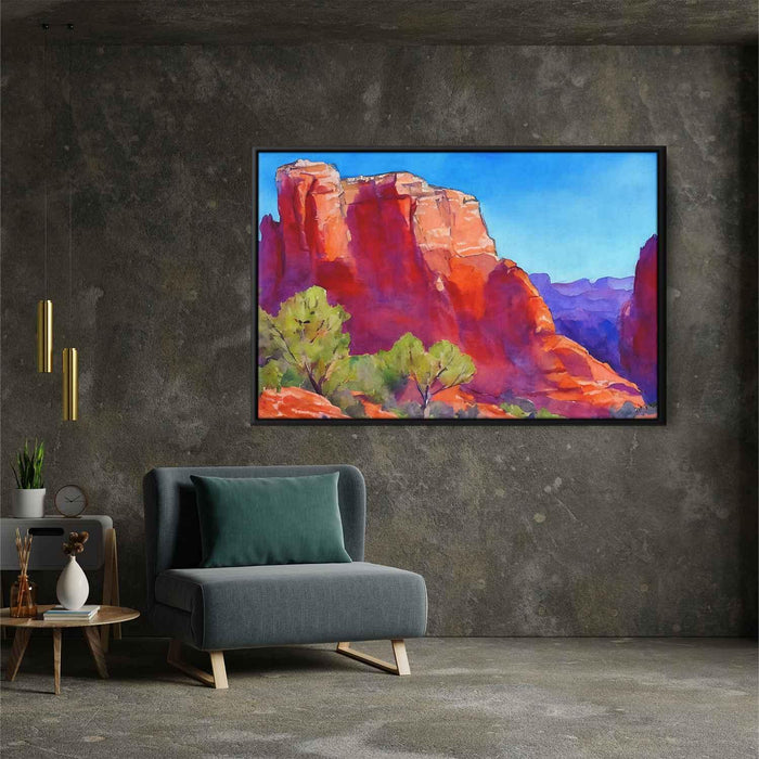 Watercolor Sedona Red Rocks #104 - Kanvah