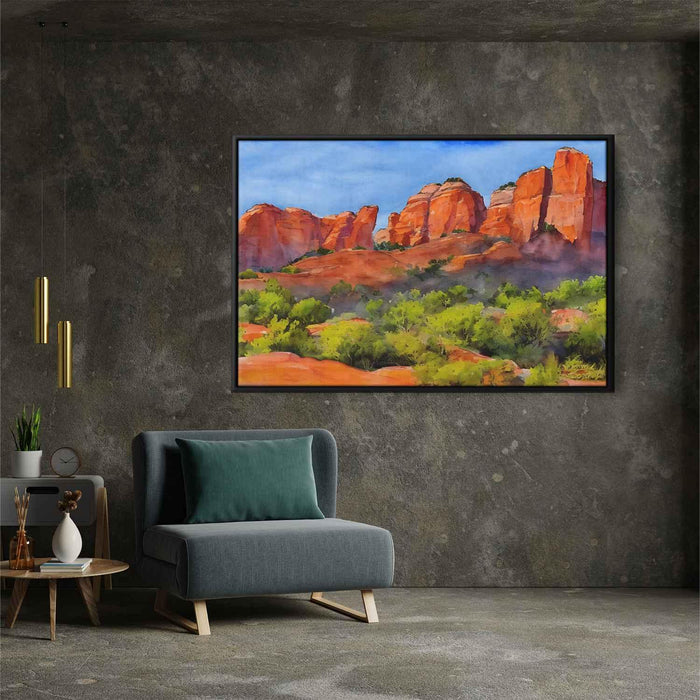 Watercolor Sedona Red Rocks #109 - Kanvah