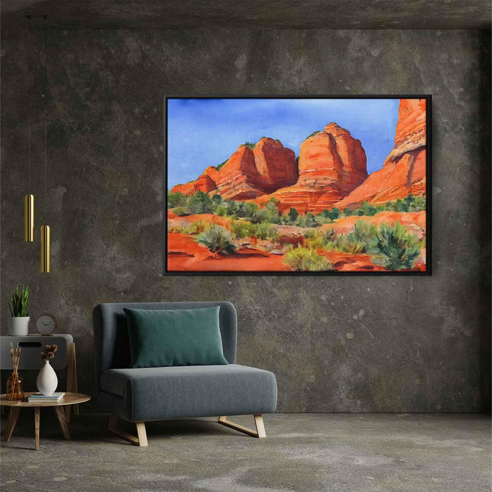 Watercolor Sedona Red Rocks #116 - Kanvah