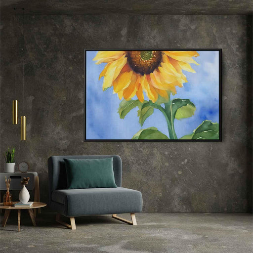 Watercolor Sunflower #104 - Kanvah