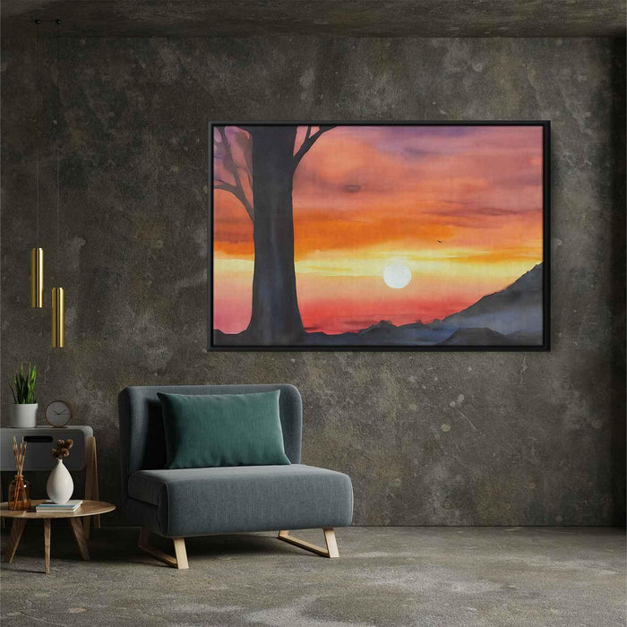 Watercolor Sunset #109 - Kanvah