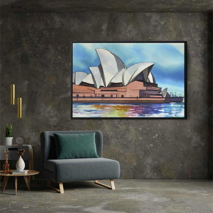 Watercolor Sydney Opera House #116 - Kanvah