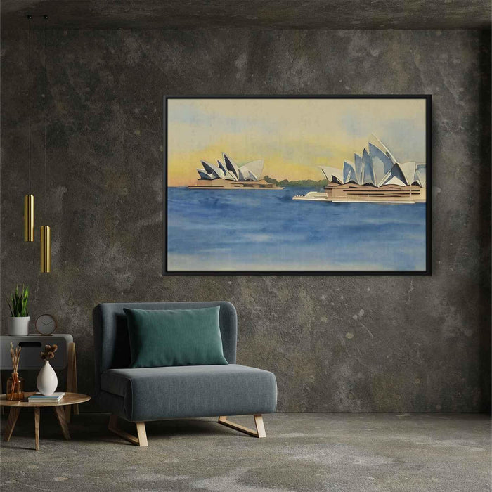 Watercolor Sydney Opera House #125 - Kanvah