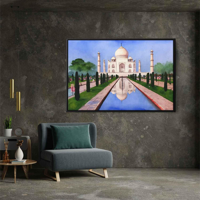 Watercolor Taj Mahal #119 - Kanvah