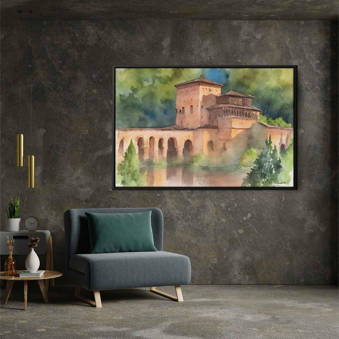 Watercolor Alhambra #104 - Kanvah