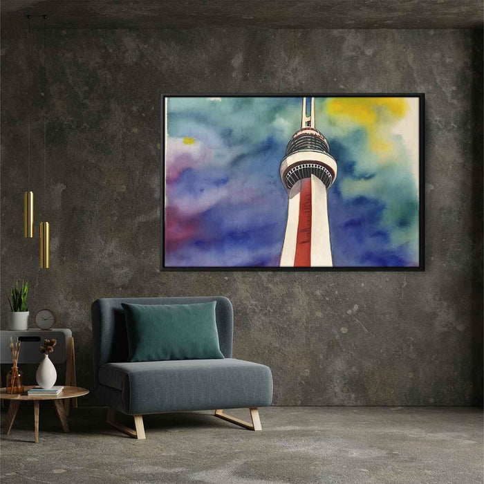 Watercolor CN Tower #116 - Kanvah