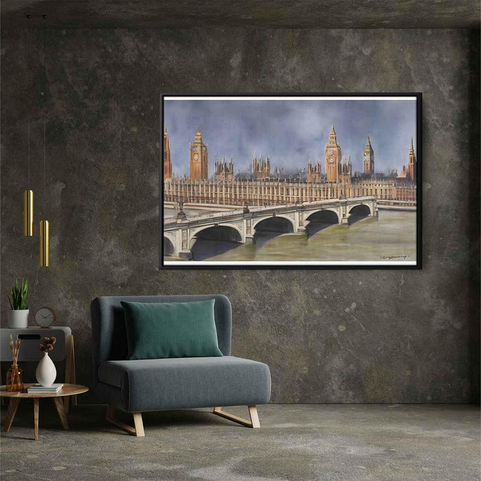 Watercolor Palace of Westminster #120 - Kanvah