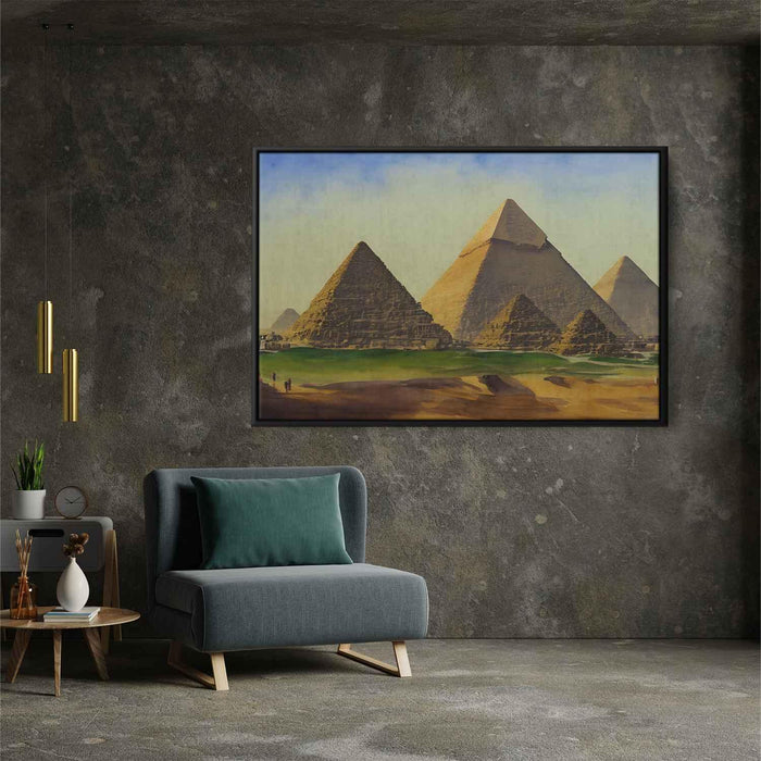 Watercolor Pyramids of Giza #109 - Kanvah