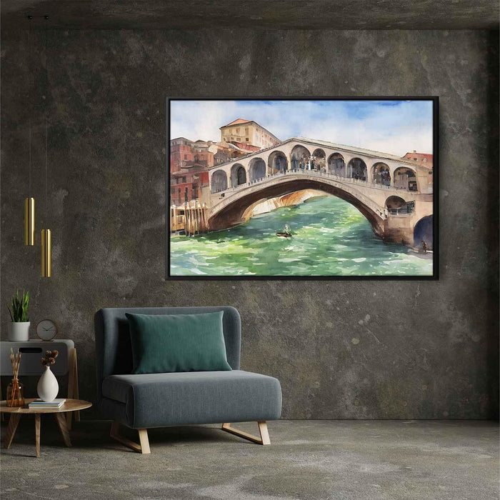 Watercolor Rialto Bridge #125 - Kanvah