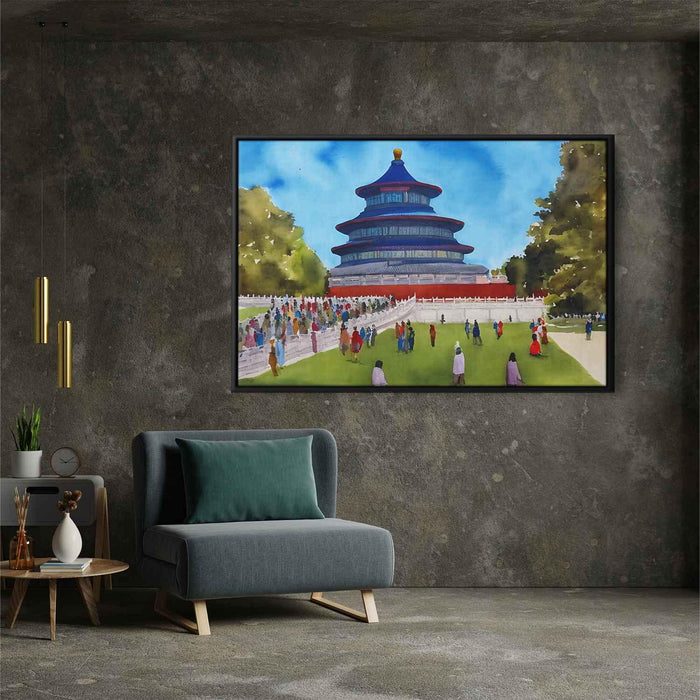 Watercolor Temple of Heaven #116 - Kanvah