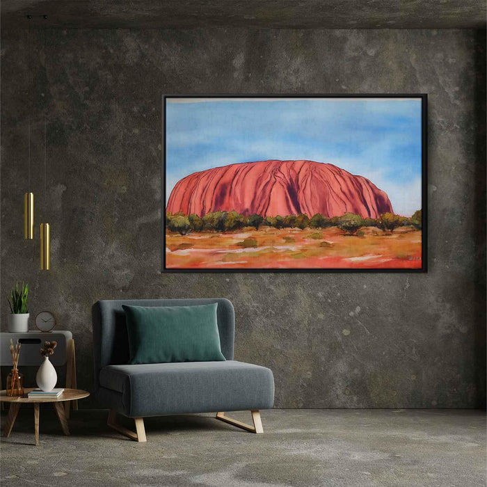 Watercolor Uluru #125 - Kanvah